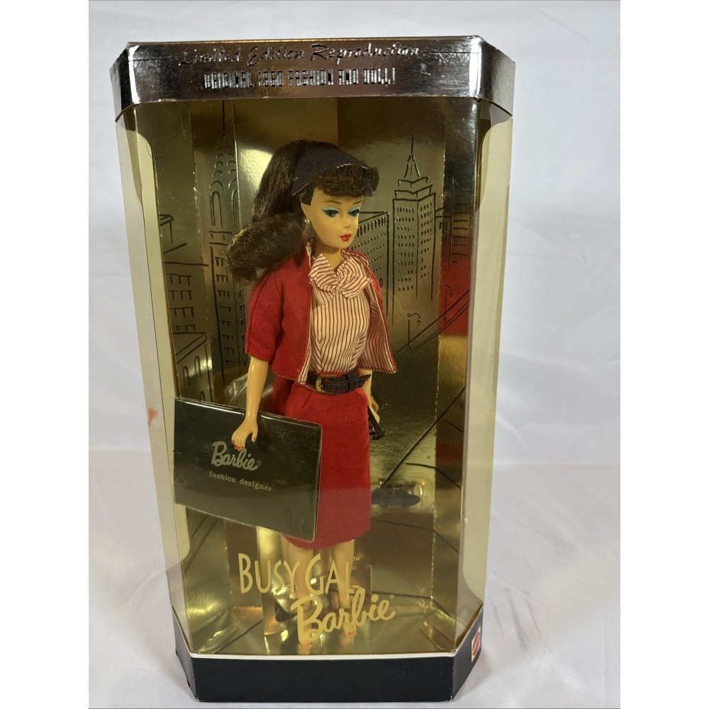 Busy Gal 1960 Reproduction Limited Edition Barbie Doll 1995 Mattel #13675 NRFB
